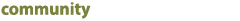 Community, user registration