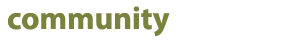 Community, user registration