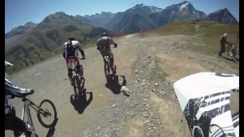 Les 2 alpes vtt descente piste 