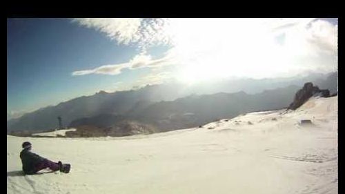 Summer snowboard alps (go pro)