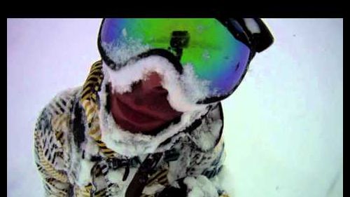 Gopro pow-pow tignes