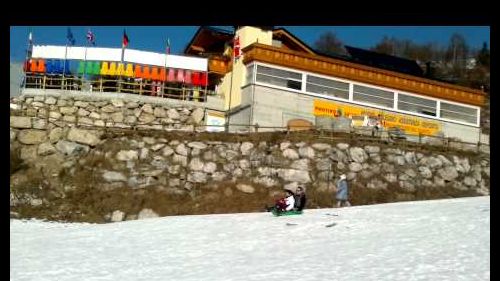 Escorregando na neve parte 2 rs...Piani di Bobbio - Italia