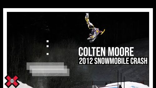 Winter x games 2012: colten moore crash - winter x games