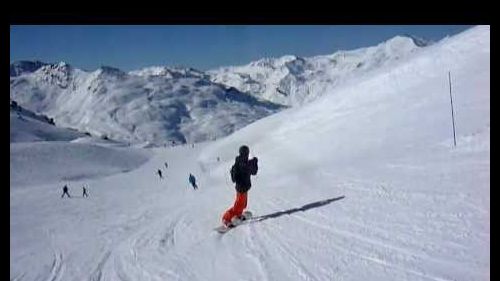 Mirik Milan snowboarding