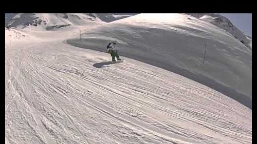 Val Thorens 2012 snowboarding with GoPro