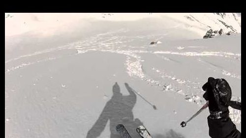Awesome freeride session @ vallons de la sache, tignes