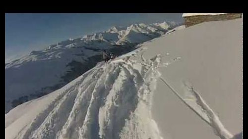 Les 3 vallées 19/12/2012 snowboard ski