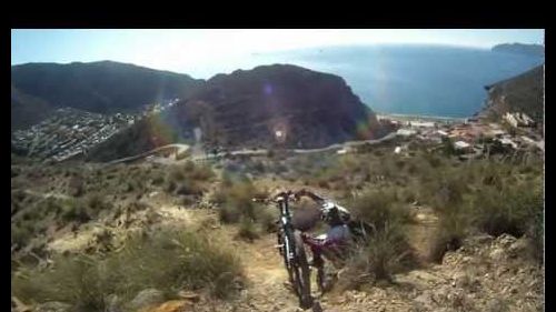 Descenso btt cumbre La Muela Cartagena