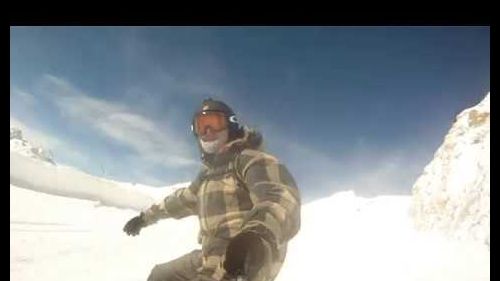 Tignes snowboarding february 2013