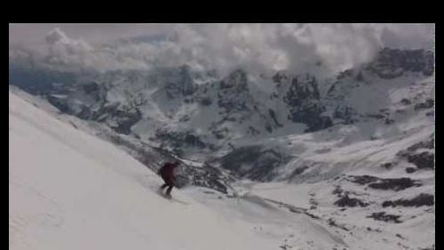 Telemark ski company cervinia italy april 09