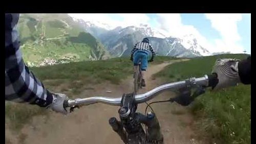 Les 2 alpes vtt air dh 2013 - morgan herbet