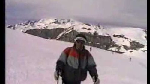 Skiing in tignes-val d´isère, l´espace killy, (france-savoie) march 1998 (2)