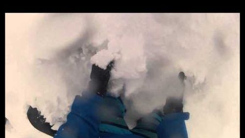 Last day snowboarding tignes