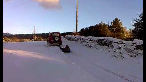 Gadoni suzuky samurai..sci sulla neve!