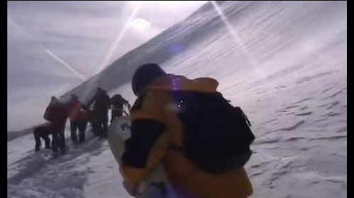 2001 snowboarding in breuil cervinia, italy