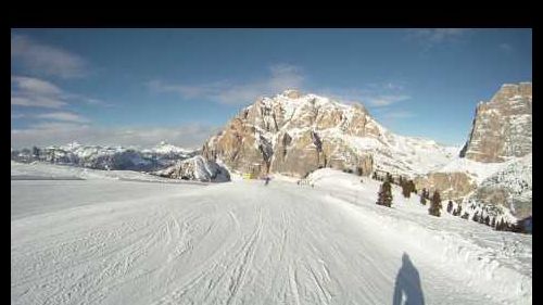 Dal Lagazuoi all'Alta Badia - pista dell'Armentarola