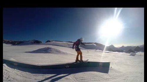 Freeski team airborne in les deux alpes 2014