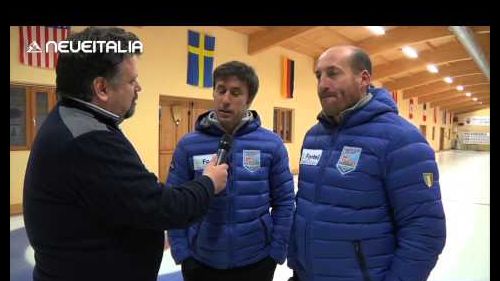Curling - campionati italiani a cembra - intervista ad alessandro zisa e marco mariani