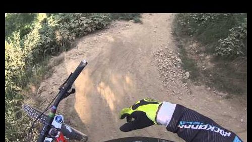 Piste pied moutet - les deux alpes bikepark - julien rogé