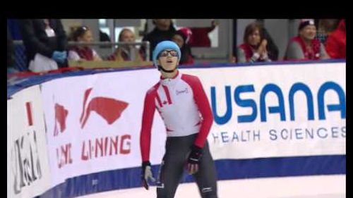Sasha fathoullin /men`s 500m semifinal #1 - world cup short track speed skating toronto