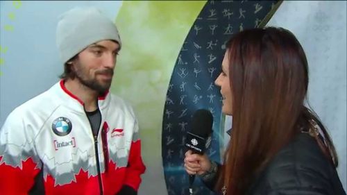 Charles hamelin interview on the race - isu world cup short track speed skating toronto