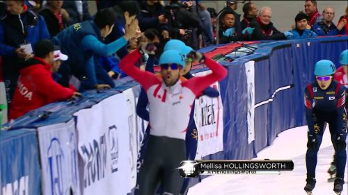 Samuel girard (arrival) - isu world cup short track speed skating toronto