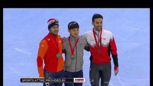 François hamelin / samuel girard & sasha fathoullin - medals - short track speed skating toronto