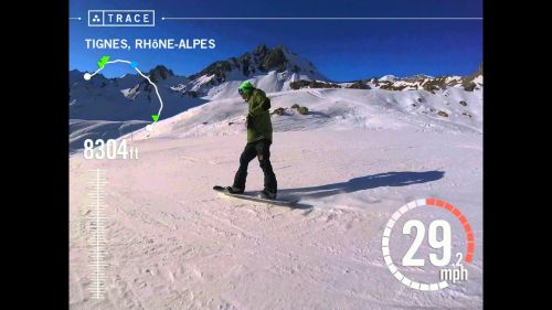 Trace: skiing - samuel nelson at tignes