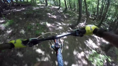 Gasatissimo rientro di pila su neve