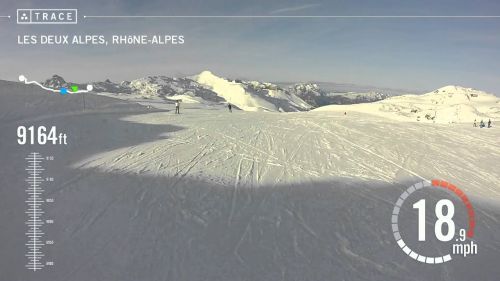 Trace: skiing - jordan fulton at les deux alpes