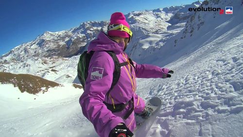 Off-piste session evolution 2 tignes
