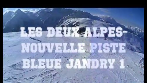 Les deux alpes - nouvelle piste bleue jandry 1