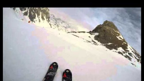 My legs pain: skiing in tignes