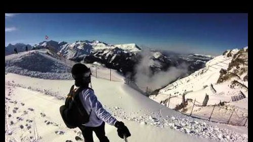 Day 1 Cervinia Zermatt skiing