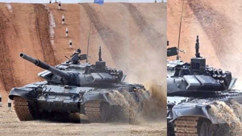 Show tank t-72b3s in army games tank biathlon 2016