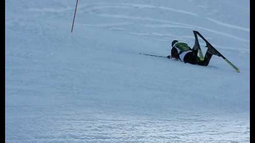 Cervinia 20.02.2010 discesa con cappottone finale...