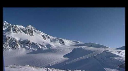 Cervinia - dal breuil verso il plateau rosà con la nuova linea di impianti