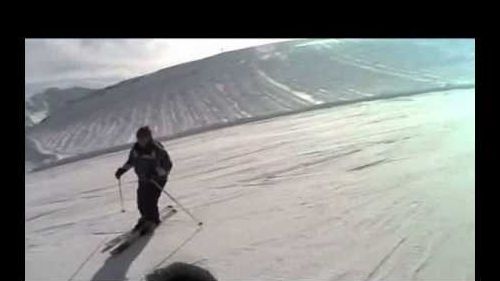 Tignes 2009 - boarding, skiing...falling.