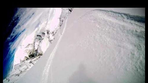 Snowboarding deux alpes gopro hd