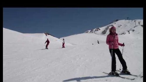 Volcano skiing tignes april 2010