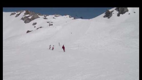 Tignes april 2010 skiing