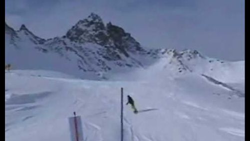 Snowboarding tignes 2009