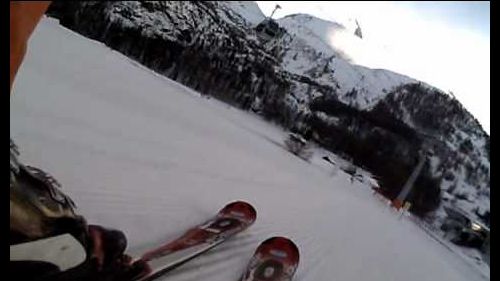 Zermatt, skiing from gornergrat to furi