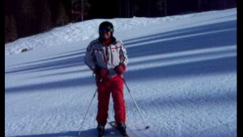 Luciano la leggenda scende trionfale dalla pista nera