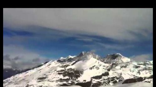 Extreme skiing in zermatt
