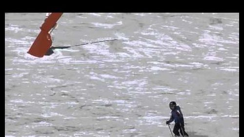 Holly skiing in tignes 2011