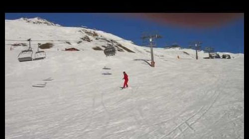 Final drop at tignes!