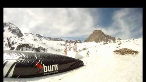 Gopro hd snowboarding tignes april 2011