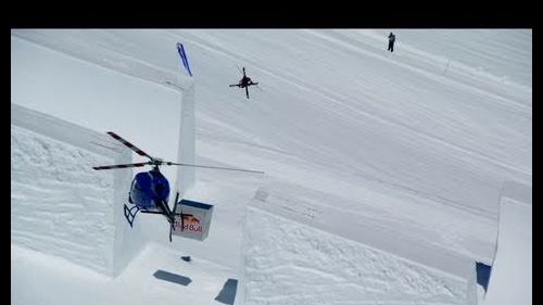 Simon dumont's custom half-pipe - red bull cubed pipe