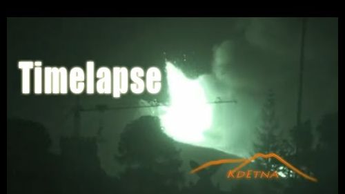 Etna -Timelapse Parossismo 19 Luglio 2011 - KdEtna